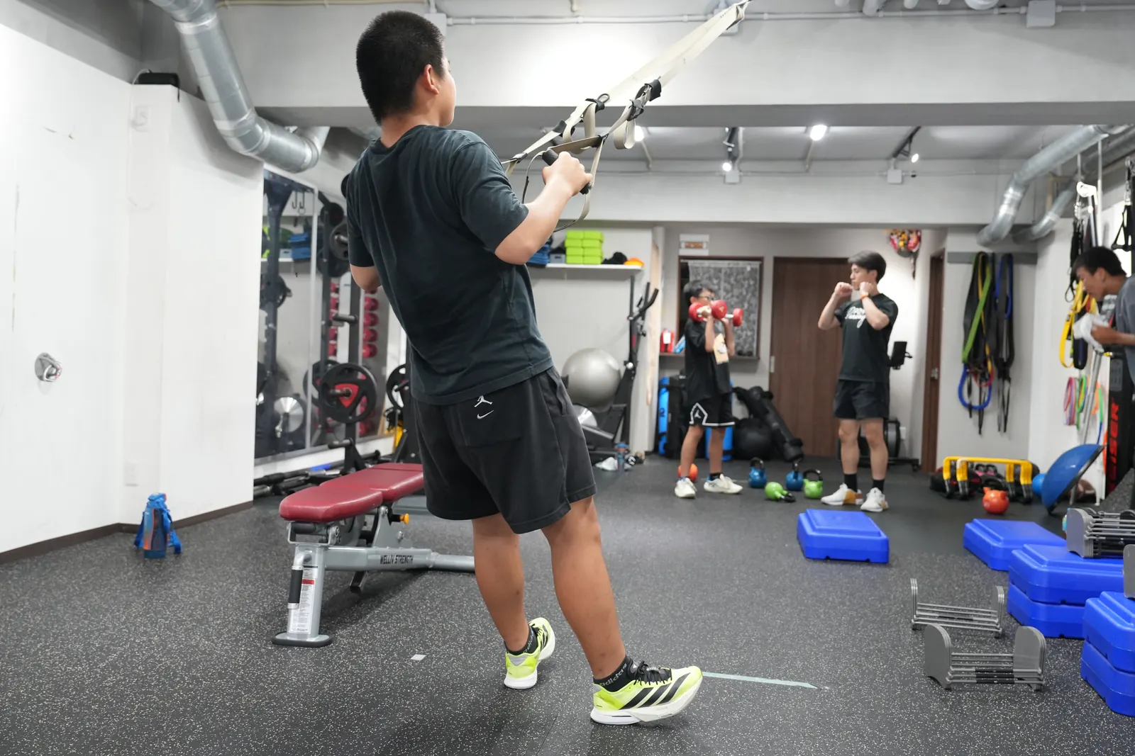 高学年グループのトレーニングの様子